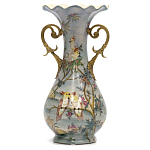 Ваза фарфоровая с попугаями Gaya варинант исполнения - 2 | Loft Concept во Владивостоке