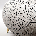 Кресло мягкое с принтом на золотистых ножках Onlooker варинант исполнения - 3 | Loft Concept во Владивостоке