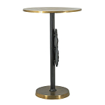 Столик приставной с абстрактным основанием и акцентом в виде золотистого диска Heavenly Space варинант исполнения - 4 | Loft Concept во Владивостоке
