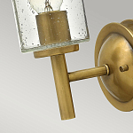 Бра с плафоном в форме цилиндра из прозрачного стекла с пузырьками Hinkley варинант исполнения - 3 | Loft Concept во Владивостоке